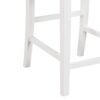 Graham - 3 Piece Small Space Counter Height Dining Table With Shelves And 2 Chairs (Set of 3) - White Finish - Image 6