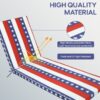 2 Piece Outdoor Chaise Lounge Cushion Set, Replacement Cushions For Patio Furniture, Flag - Red Striped - Image 4