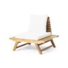 Sedona - Outdoor Club Chair With Slatted Design - Teak - Image 6
