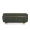 Modern Storage Ottoman Bench Upholstered Seating With Storage - Dark Green - Image 14