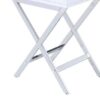 Coleen - Accent Table - White / Chrome - Image 4