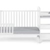 Ramsey - 3 In 1 Convertible Crib, Changer Combo - White - Image 10
