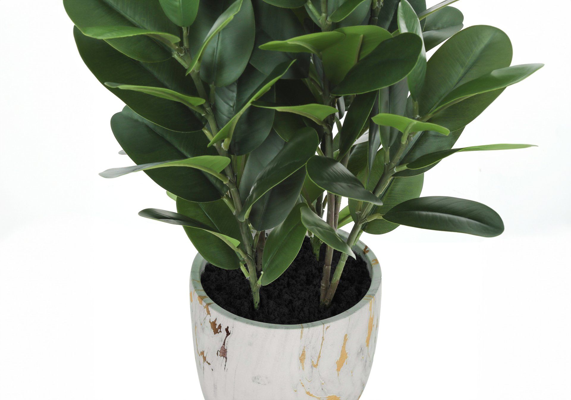 31" Tall, Artificial Plant, Garcinia Tree, Indoor, Faux, Fake, Floor, Greenery, Potted, Real Touch, Decorative - Green / White - Image 5