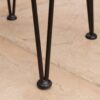 Outdoor Barstool With Angled Metal Legs - Brown - Image 9