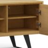 Lowry - TV Media Stand - Oak - Image 4