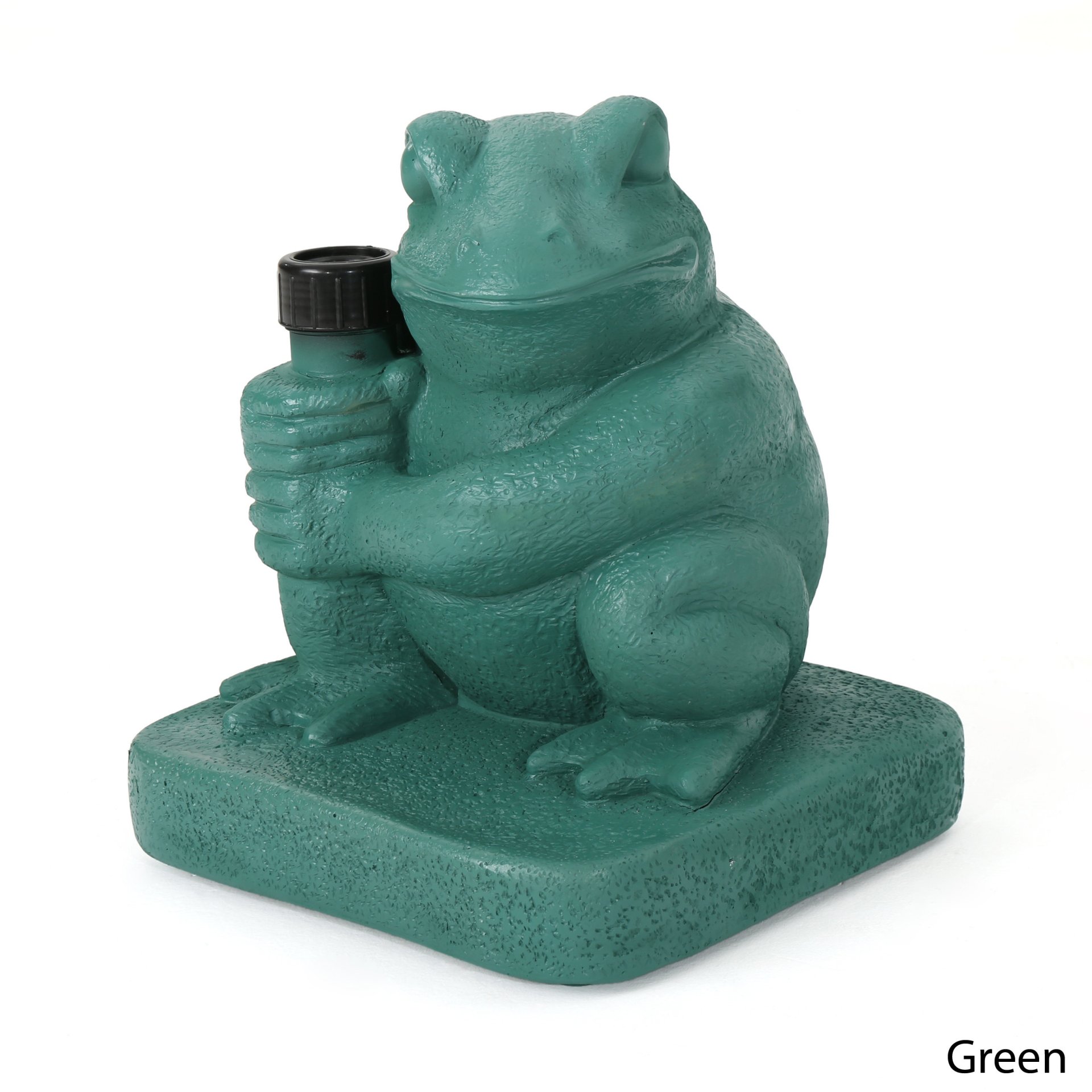 Whimsical - Frog Neptune Umbrella Base Concrete - Green - Image 6