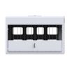 16 Bay Charging Cabinet For Laptop book, Locking Charging Station - White - Image 13
