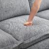Power Recliner Chair Home Theater Seating Soft Chair With USB Port For Living Room, Bedroom, Theater Room - Gray - Image 22