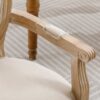 French Style Solid Wood Dining Chair (Set of 2) - Cream - Image 6