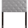 Twin Stylish Casual Headboard - Light Gray - Image 4