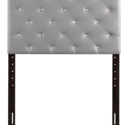 Twin Stylish Casual Headboard - Light Gray