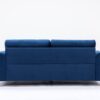 Wenona - Velvet 3 Pieces Living Room Set - Blue - Image 11