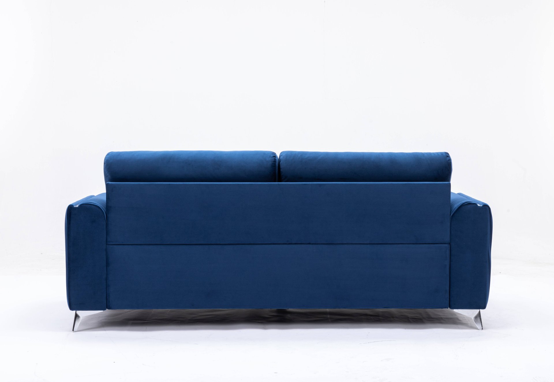 Wenona - Velvet 3 Pieces Living Room Set - Blue - Image 11