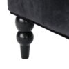 Nurturing - Upholstered Loveseat With Wing Back And Diamond Tufting - Black - Image 11
