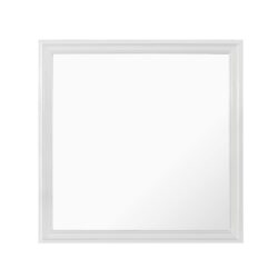 Shaker - Crocodile Metallic Mirror - White