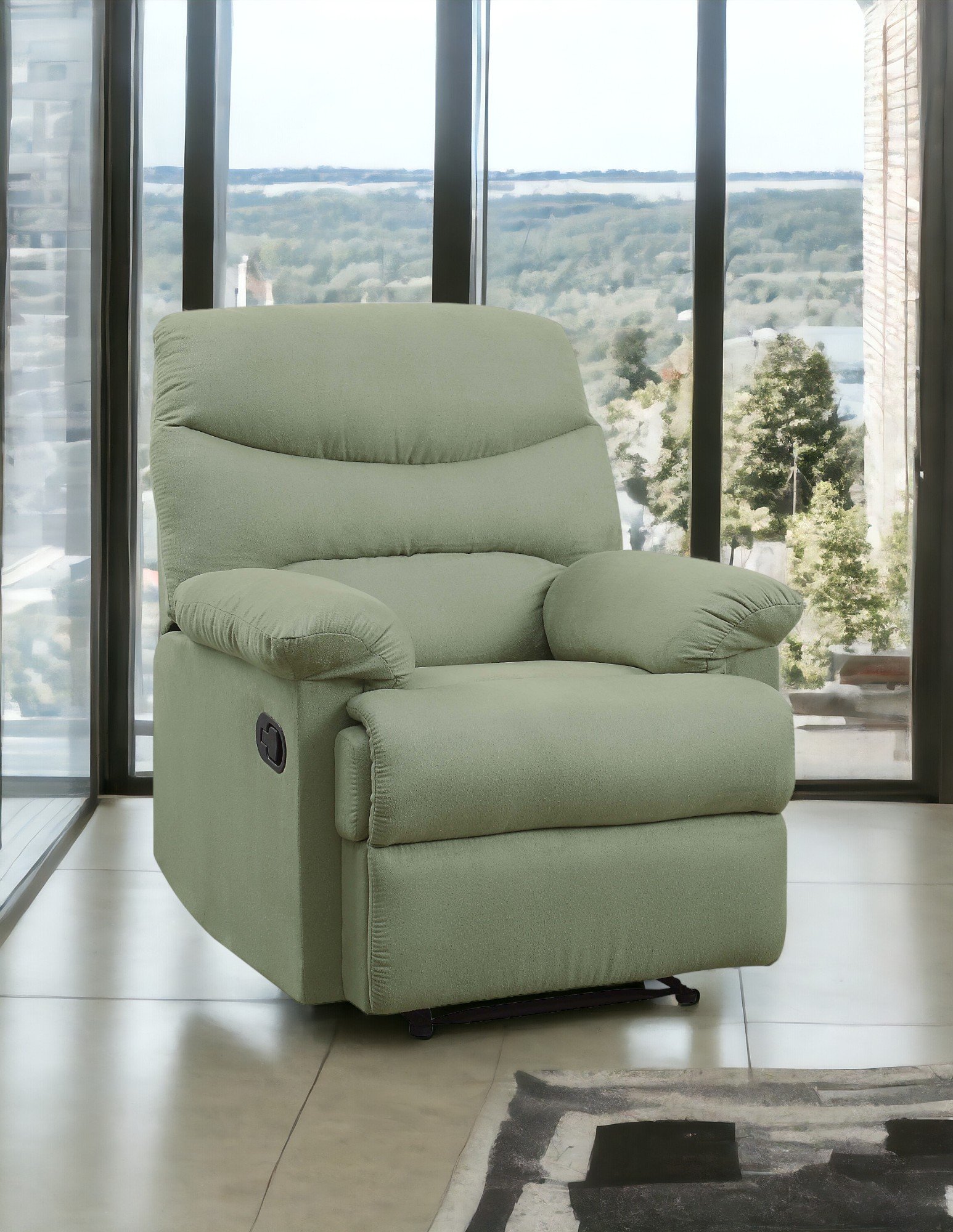 Arcadia - Micro Motion Recliner - Sage - Image 9