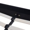 Aspen - King Vertical Tufted Headboard Platform Bed Set - Anthracite Black - Image 3