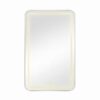 Rectangle Medicine Cabinet Mirror Bathroom Mirror With Storage Wall Mounted Medicine Mirror Cabinet With LED - Sliver - Image 12
