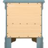 Louis Phillipe - Compact Nightstand - Teal - Image 2