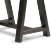 Sawhorse - Desk - Dark Chestnut Brown - Image 4