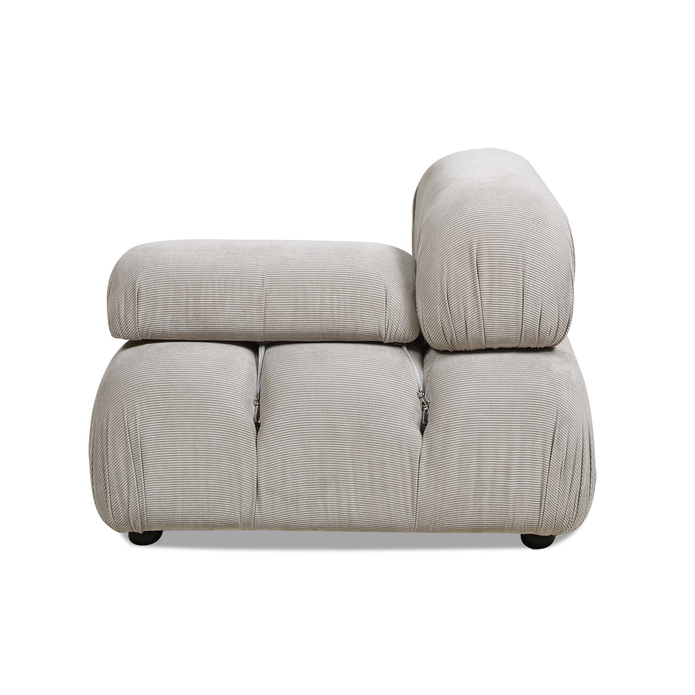 Marcel - Bubble Modular Modern Lounge Arm Chair - Pebble / Gray - Image 9