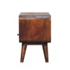 Mini Curved Media Unit - Chestnut - Image 4