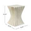 Mgo Archaistic Wavy Side Table - Antique Sandstone - Image 3