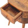 Mini Rounded Nightstand - Chestnut - Image 4