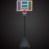 Portable Basketball Hoop Basketball System Adjustable For Youth Adults LED Basketball Hoop Lights, Colorful Lights, Waterproof, Super Bright To Play At Night Outdoors, Good Gift For Kids - Black - Image 17
