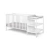 Palmer - 3 In 1 Convertible Crib, Changer Combo - White - Image 2