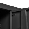 12 Door Lockers With Lock For Secure Storage - Black - Image 19