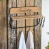 Laundry Rack With Accordion Design - Brown / Black - Black Brown - Image 10