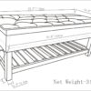 Lomond - Storage Ottoman Bench - Distressed Gray Taupe - Image 9