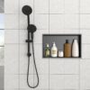 21" X 13" Stainless Steel Shower Niche With Corrosion Resistance - Gunmetal Black - Image 5