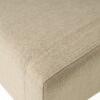 Elegant Upholstered Armchair With Ottoman Set - Beige - Image 18