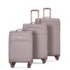 4 Piece Set (16/20/24/28), Softshell Suitcase Spinner Wheels Terylene Luggage Sets Carry On Suitcase Luggage Lightweight Durable Suitcase - Khaki - Image 7
