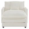 Modern Sofa Modular Sofa Couch Upholstered Corduroy, L - Shape Sectional Sofa With Side Storage Pockets For Living Room - Beige - Image 11