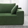 Modular Sectional Living Room Sofa Set, Modern Minimalist Style Couch, Upholstered Sleeper Sofa Salon, 2 Piece Free Combination, L-Shape - Green - Image 13