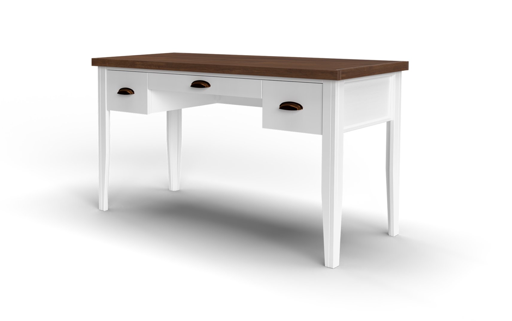 Hampton - Writing Desk - Jasmine Whitewash / Barnwood - Image 4