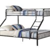 Caius - Twin Long Queen Bunk Bed - Gun - Image 2