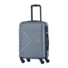 3 Piece Luggage Sets Lightweight Suitcase With Two Hooks, Spinner Wheels, Tsa Lock, (20/24/28) - Gray - Image 5