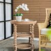 Round 3 Tiered Side Tabel, End Tabel For Lving Room Bedroom Entryway - Brown - Image 5