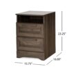 Broxon - 2 Drawer Nightstand - Walnut - Image 3