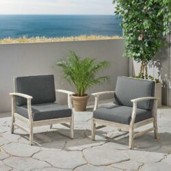 Perla - Club Chairs (Set of 2) - Light Gray