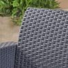 Outdoor Rattan Wicker Club Chair With Water Resistance - Gray - Image 8