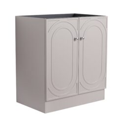 Modern 30" Freestanding Bathroom Vanity With Soft Close Cabinet Doors, Excluding Sink - Khaki