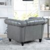 1 Seater Sofa For Living Room - Gray - Image 5