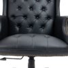 Executive Office Chair, High Back Reclining Comfortable Desk Chair With Smooth Glide Caster Wheels - Black - Image 11