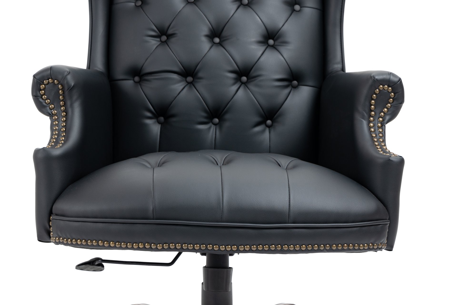 Executive Office Chair, High Back Reclining Comfortable Desk Chair With Smooth Glide Caster Wheels - Black - Image 11