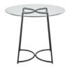 Cece - Contemporary Dinette Table - Black / Clear - Image 5